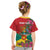 Grenada 1974 Kid T Shirt Gwenad Map With Bougainvillea - Flag Color - Wonder Print Shop