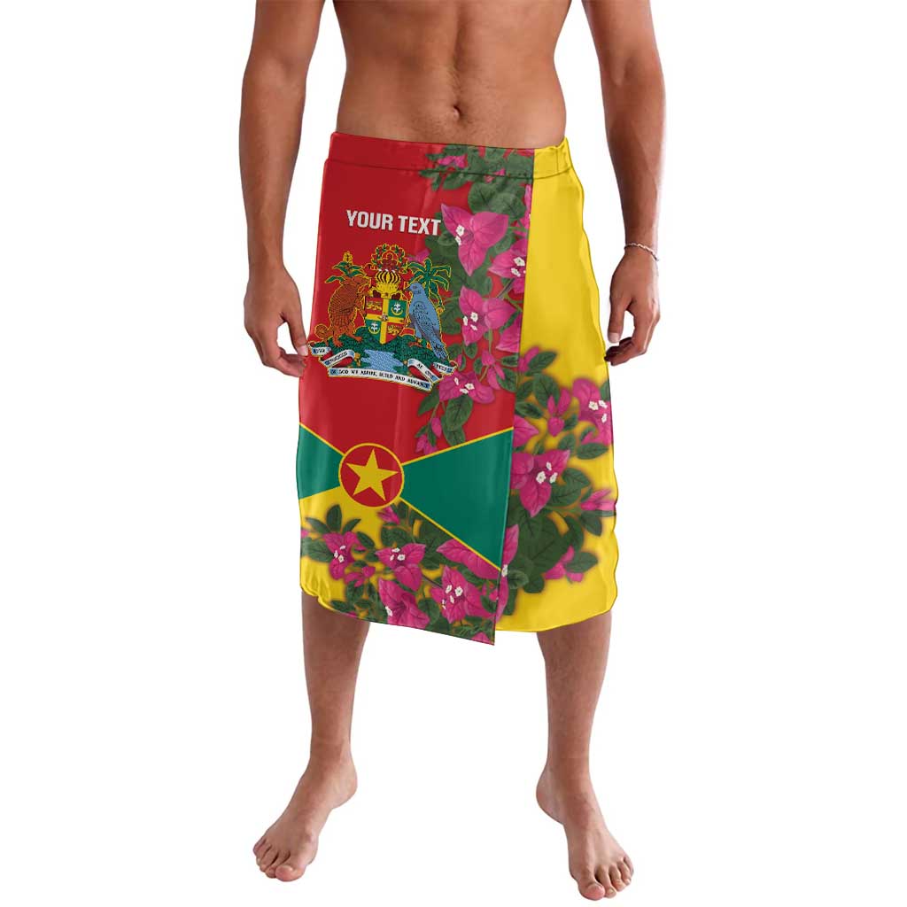 Grenada 1974 Lavalava Gwenad Map With Bougainvillea - Flag Color - Wonder Print Shop