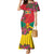 Grenada 1974 Mermaid Dress Gwenad Map With Bougainvillea - Flag Color - Wonder Print Shop