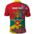 Grenada 1974 Polo Shirt Gwenad Map With Bougainvillea - Flag Color - Wonder Print Shop