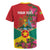 Grenada 1974 Rugby Jersey Gwenad Map With Bougainvillea - Flag Color - Wonder Print Shop