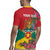 Grenada 1974 Rugby Jersey Gwenad Map With Bougainvillea - Flag Color - Wonder Print Shop