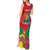 Grenada 1974 Tank Maxi Dress Gwenad Map With Bougainvillea - Flag Color - Wonder Print Shop