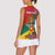 Grenada 1974 Women Sleeveless Polo Shirt Gwenad Map With Bougainvillea - Flag Color - Wonder Print Shop