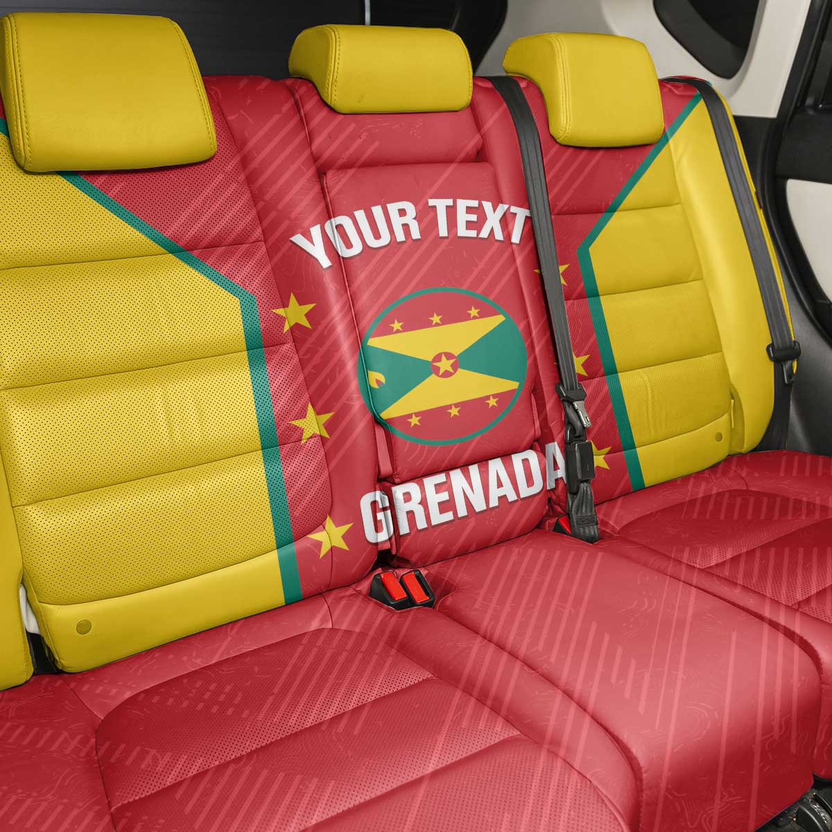 Custom Grenada Cricket Back Car Seat Cover 2025 Sporty Style - Wonder Print Shop