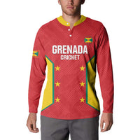 Custom Grenada Cricket Button Sweatshirt 2025 Sporty Style - Wonder Print Shop