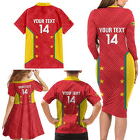 Custom Grenada Cricket Family Matching Long Sleeve Bodycon Dress and Hawaiian Shirt 2025 Sporty Style - Wonder Print Shop