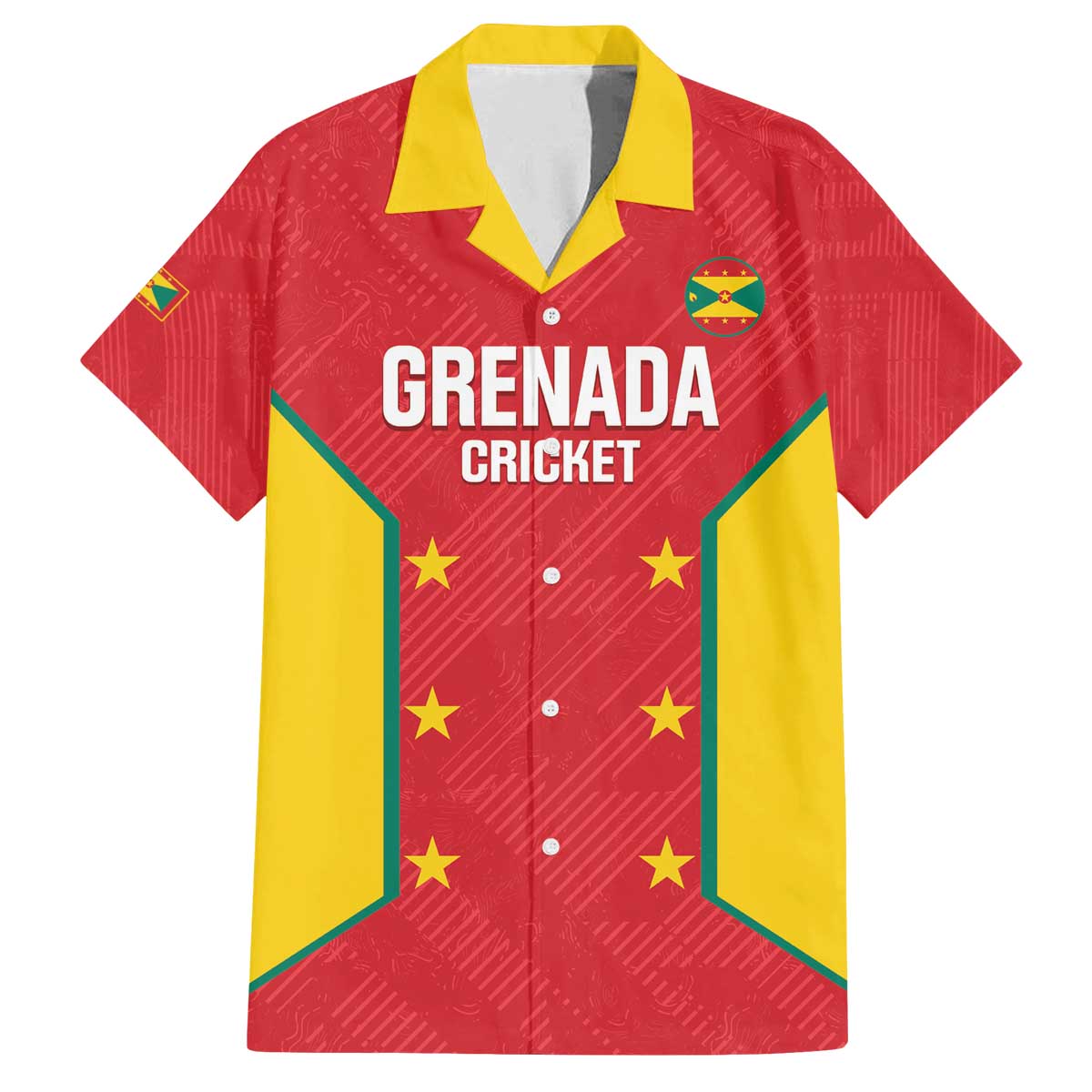 Custom Grenada Cricket Family Matching Off The Shoulder Long Sleeve Dress and Hawaiian Shirt 2025 Sporty Style - Wonder Print Shop
