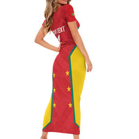 Custom Grenada Cricket Family Matching Short Sleeve Bodycon Dress and Hawaiian Shirt 2025 Sporty Style - Wonder Print Shop