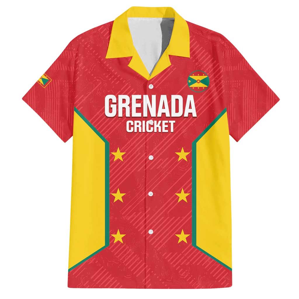 Custom Grenada Cricket Family Matching Tank Maxi Dress and Hawaiian Shirt 2025 Sporty Style - Wonder Print Shop