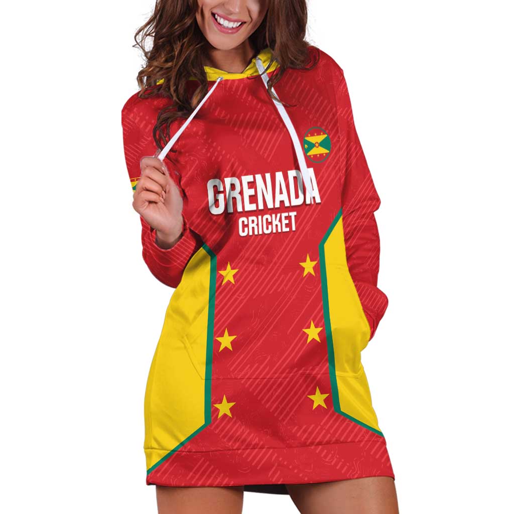 Custom Grenada Cricket Hoodie Dress 2025 Sporty Style - Wonder Print Shop