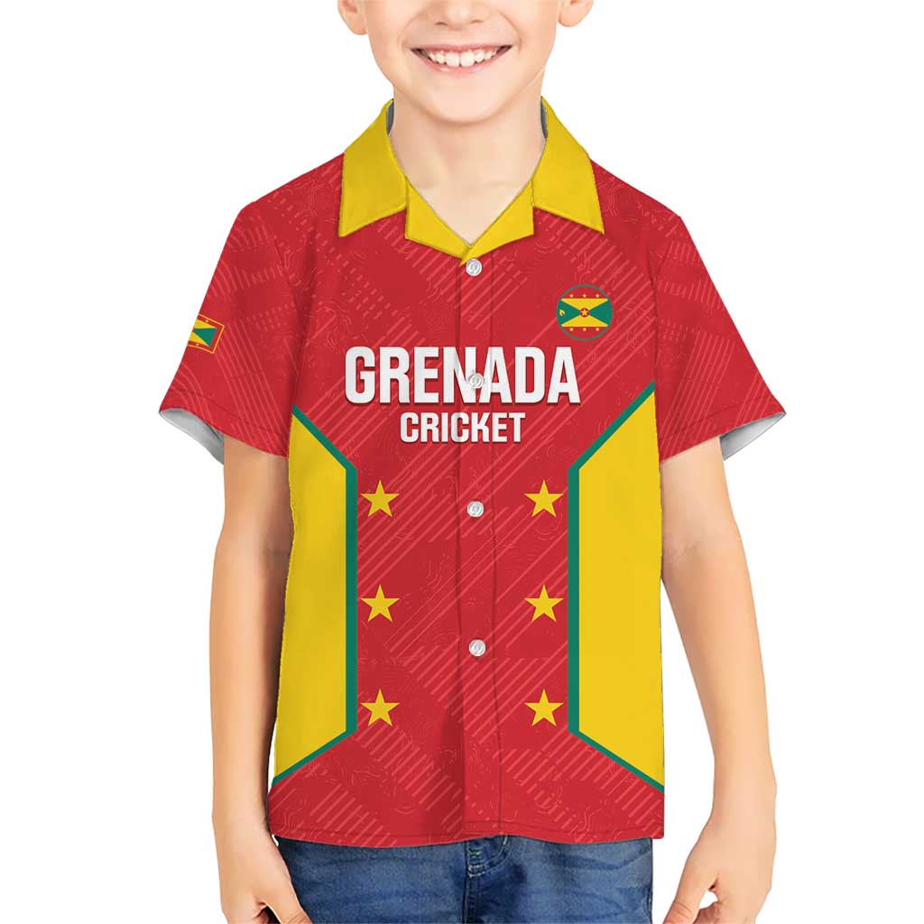 Custom Grenada Cricket Kid Hawaiian Shirt 2025 Sporty Style - Wonder Print Shop