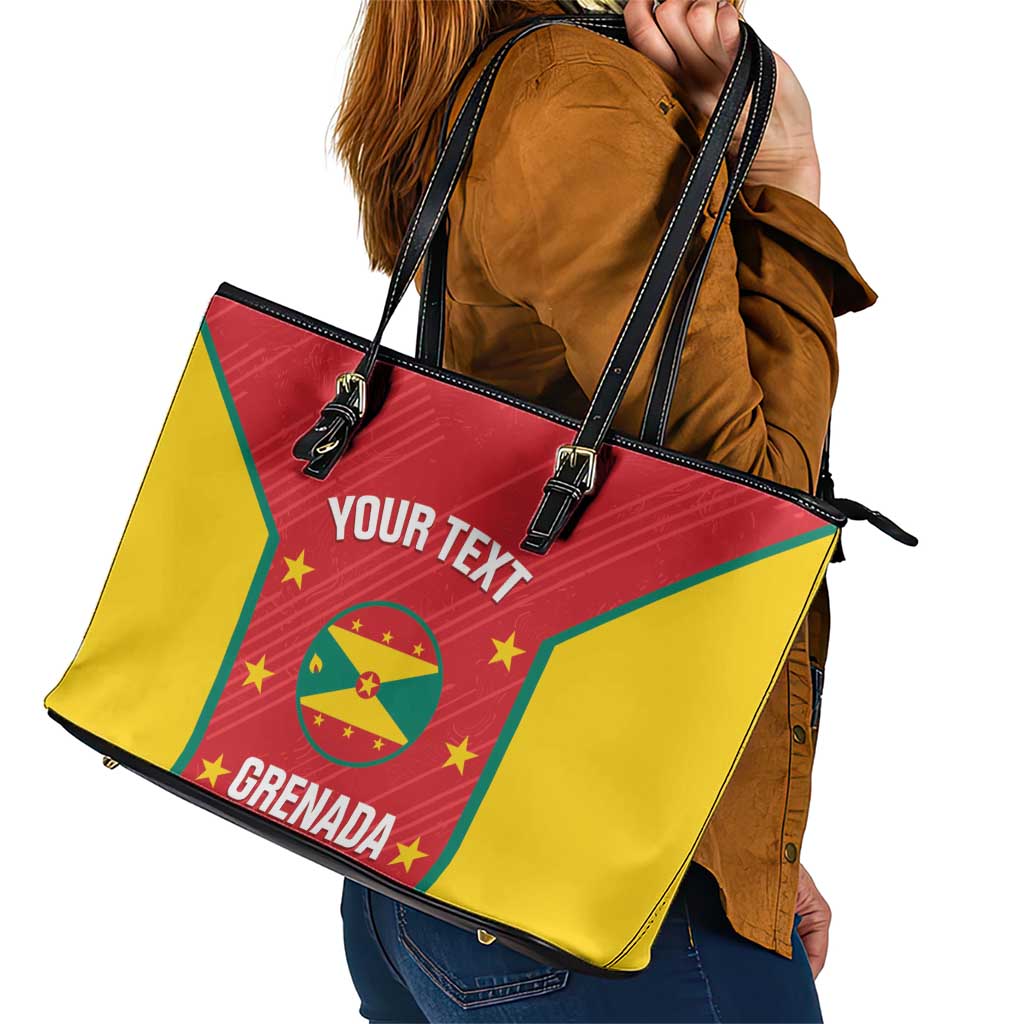 Custom Grenada Cricket Leather Tote Bag 2025 Sporty Style - Wonder Print Shop