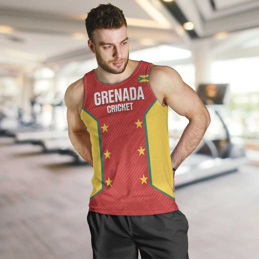 Custom Grenada Cricket Men Tank Top 2025 Sporty Style - Wonder Print Shop