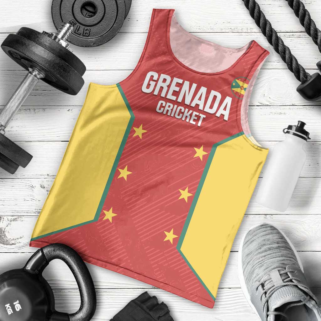 Custom Grenada Cricket Men Tank Top 2025 Sporty Style - Wonder Print Shop