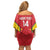 Custom Grenada Cricket Off Shoulder Short Dress 2025 Sporty Style - Wonder Print Shop
