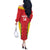 Custom Grenada Cricket Off The Shoulder Long Sleeve Dress 2025 Sporty Style - Wonder Print Shop