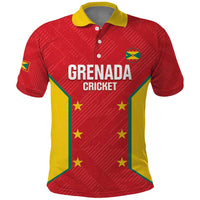 Custom Grenada Cricket Polo Shirt 2025 Sporty Style - Wonder Print Shop