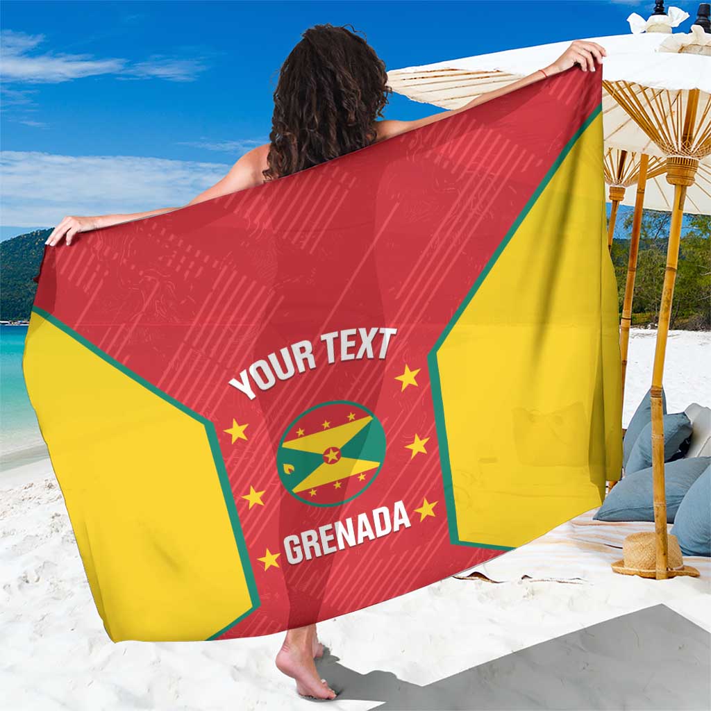 Custom Grenada Cricket Sarong 2025 Sporty Style - Wonder Print Shop