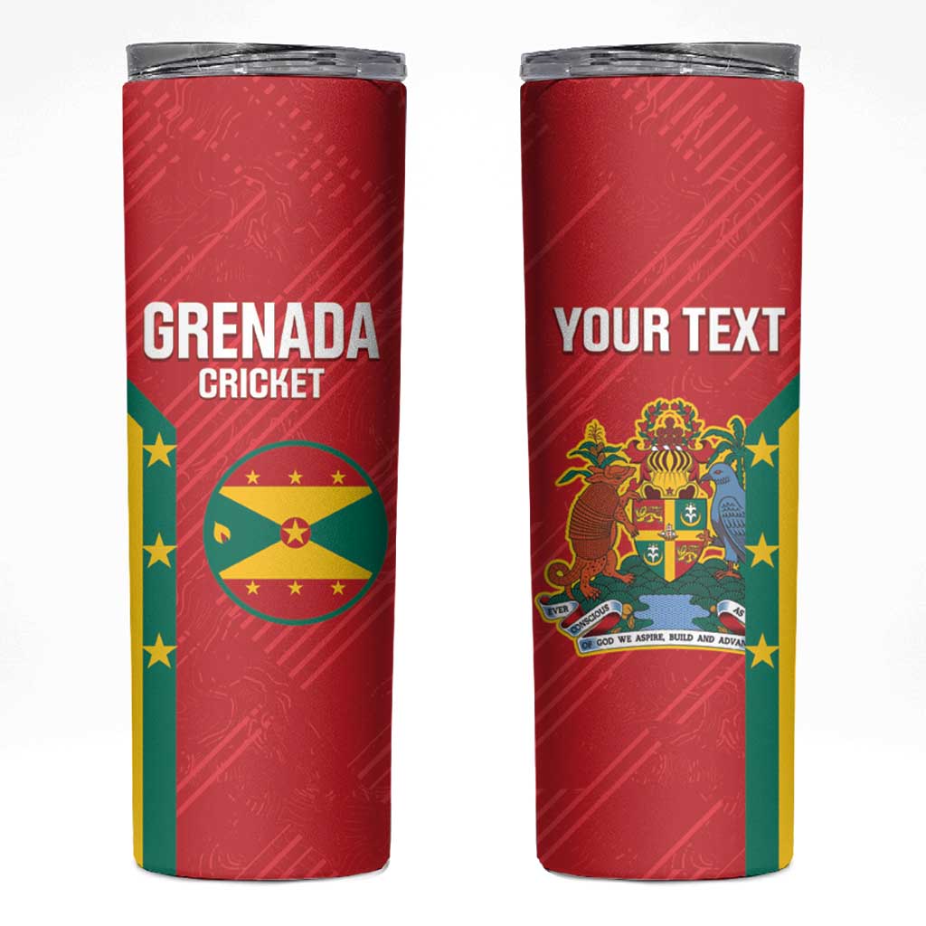 Custom Grenada Cricket Skinny Tumbler 2025 Sporty Style - Wonder Print Shop