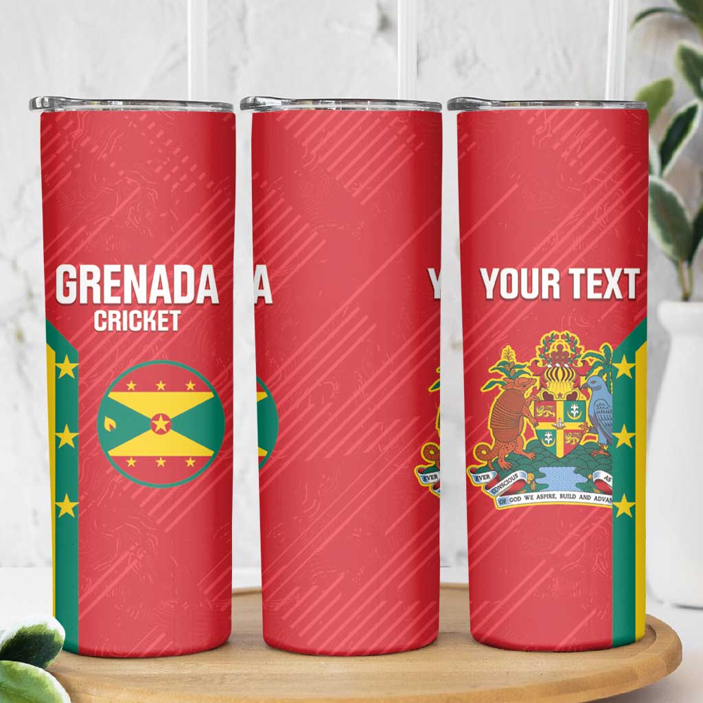Custom Grenada Cricket Skinny Tumbler 2025 Sporty Style - Wonder Print Shop
