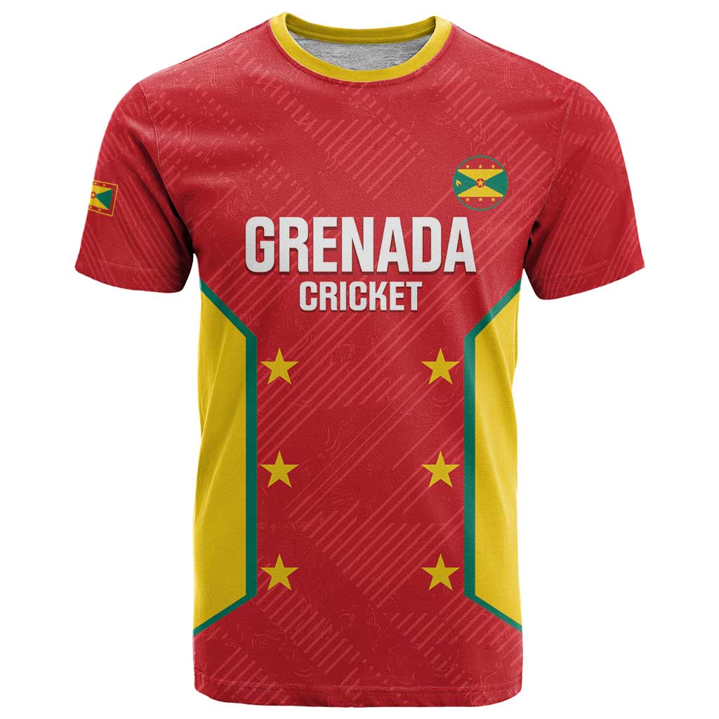 Custom Grenada Cricket T Shirt 2025 Sporty Style - Wonder Print Shop