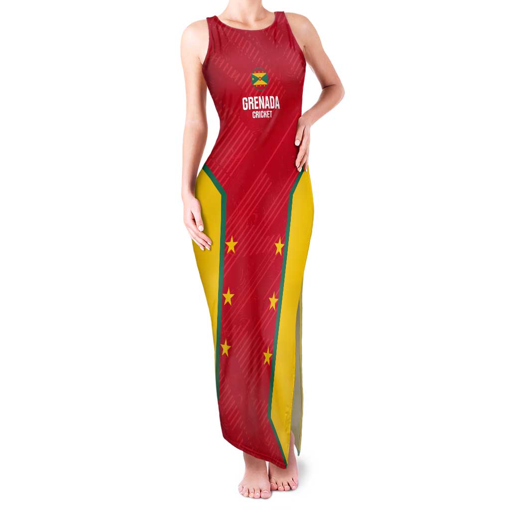 Custom Grenada Cricket Tank Maxi Dress 2025 Sporty Style - Wonder Print Shop