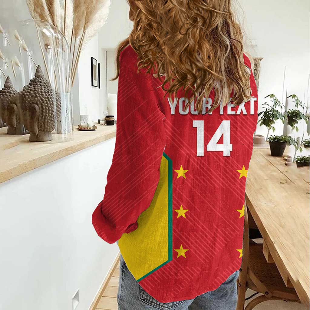 Custom Grenada Cricket Women Casual Shirt 2025 Sporty Style - Wonder Print Shop
