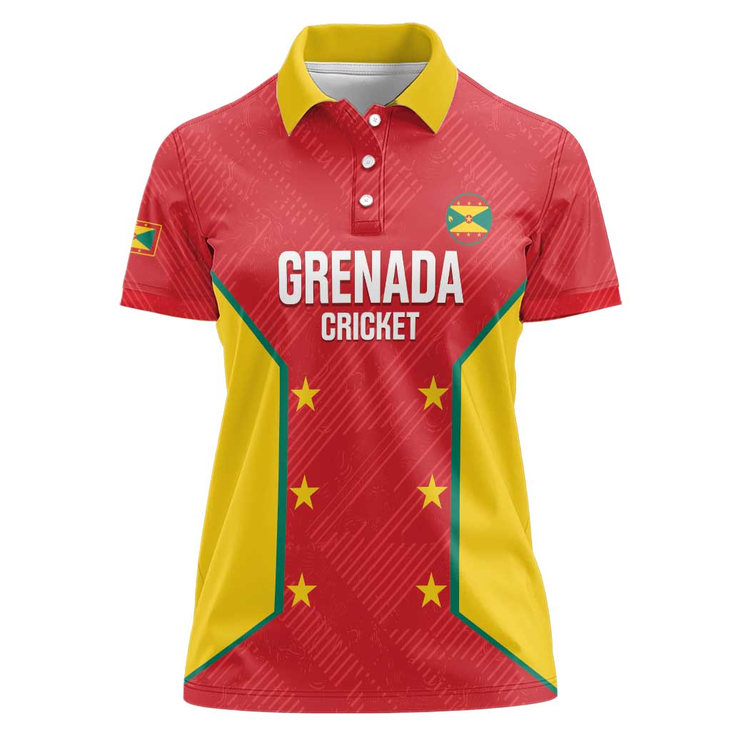 Custom Grenada Cricket Women Polo Shirt 2025 Sporty Style - Wonder Print Shop