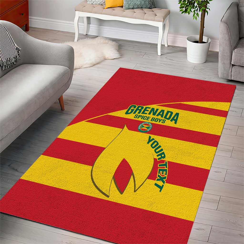 Custom Grenada Football Area Rug Go Spice Boys - Wonder Print Shop
