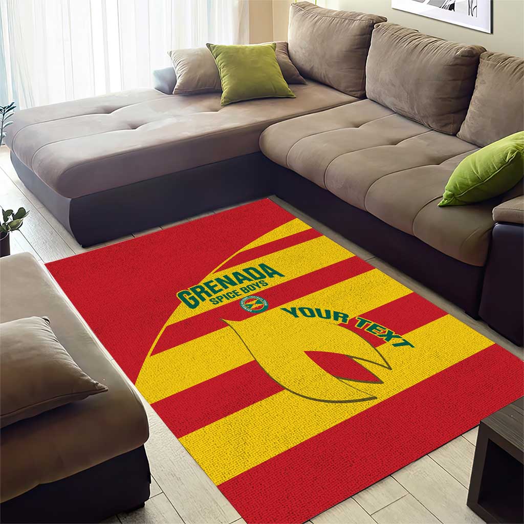 Custom Grenada Football Area Rug Go Spice Boys - Wonder Print Shop