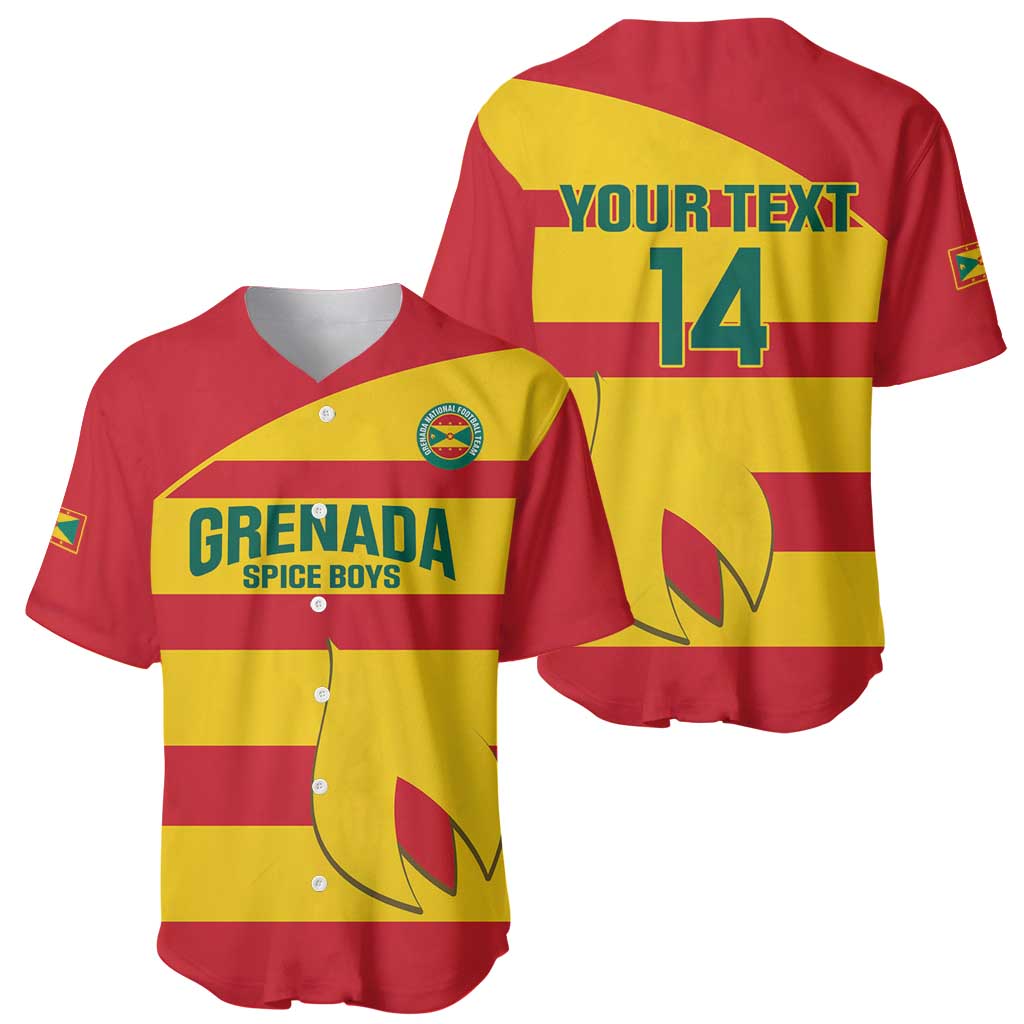 Custom Grenada Football Baseball Jersey Go Spice Boys - Wonder Print Shop