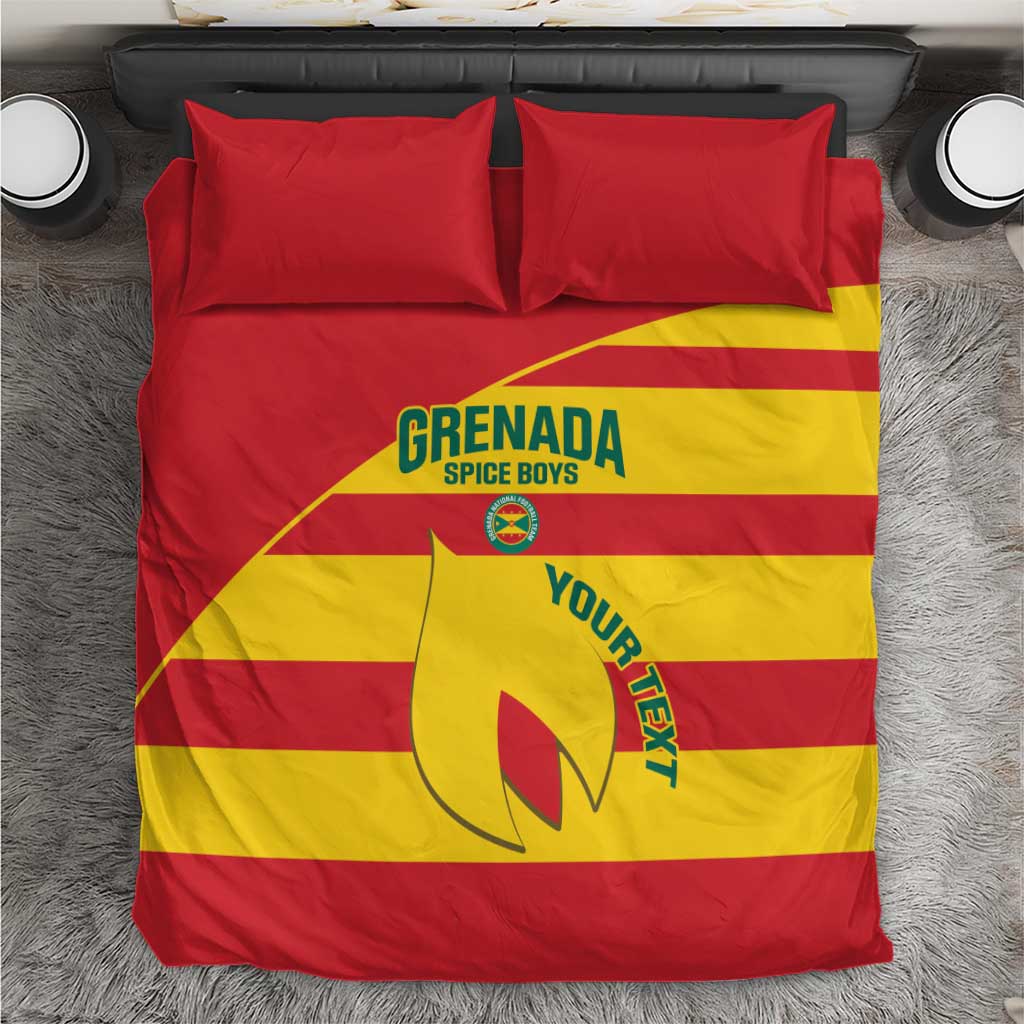 Custom Grenada Football Bedding Set Go Spice Boys - Wonder Print Shop