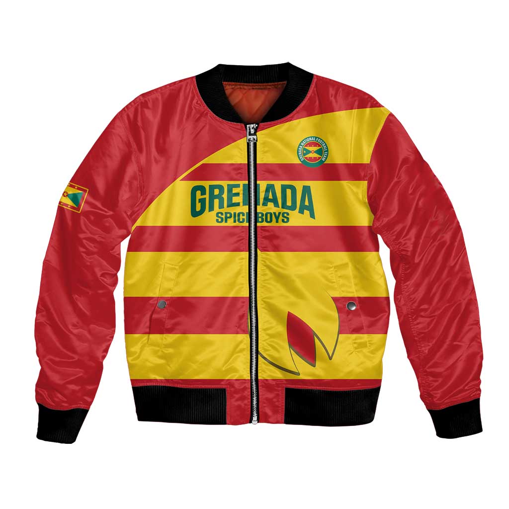 Custom Grenada Football Bomber Jacket Go Spice Boys - Wonder Print Shop