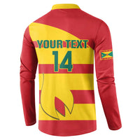 Custom Grenada Football Button Sweatshirt Go Spice Boys - Wonder Print Shop