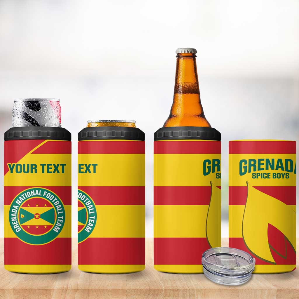 Custom Grenada Football 4 in 1 Can Cooler Tumbler Go Spice Boys - Wonder Print Shop