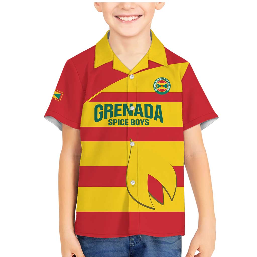 Custom Grenada Football Family Matching Mermaid Dress and Hawaiian Shirt Go Spice Boys - Wonder Print Shop