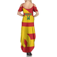 Custom Grenada Football Family Matching Summer Maxi Dress and Hawaiian Shirt Go Spice Boys - Wonder Print Shop