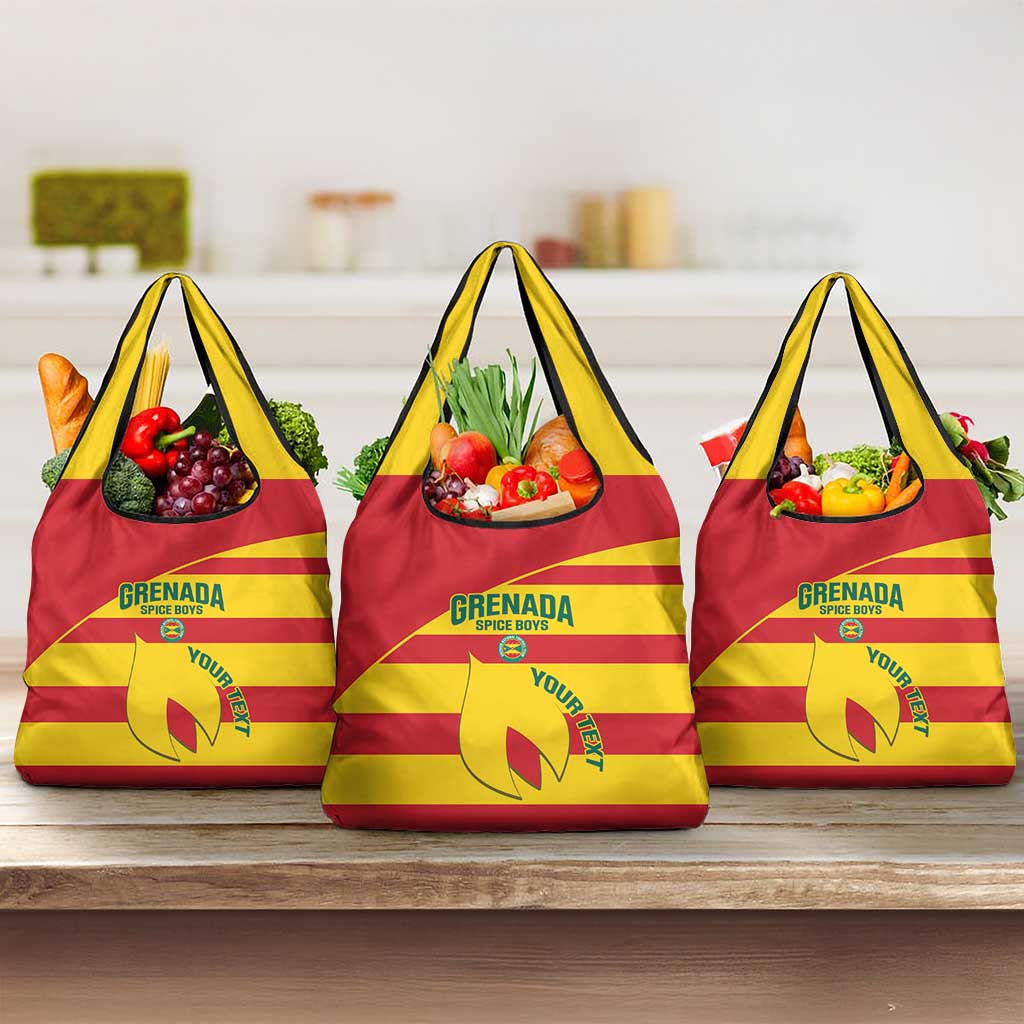 Custom Grenada Football Grocery Bag Go Spice Boys