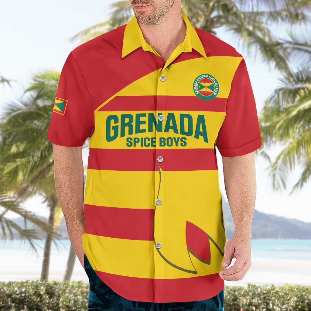 Custom Grenada Football Hawaiian Shirt Go Spice Boys - Wonder Print Shop