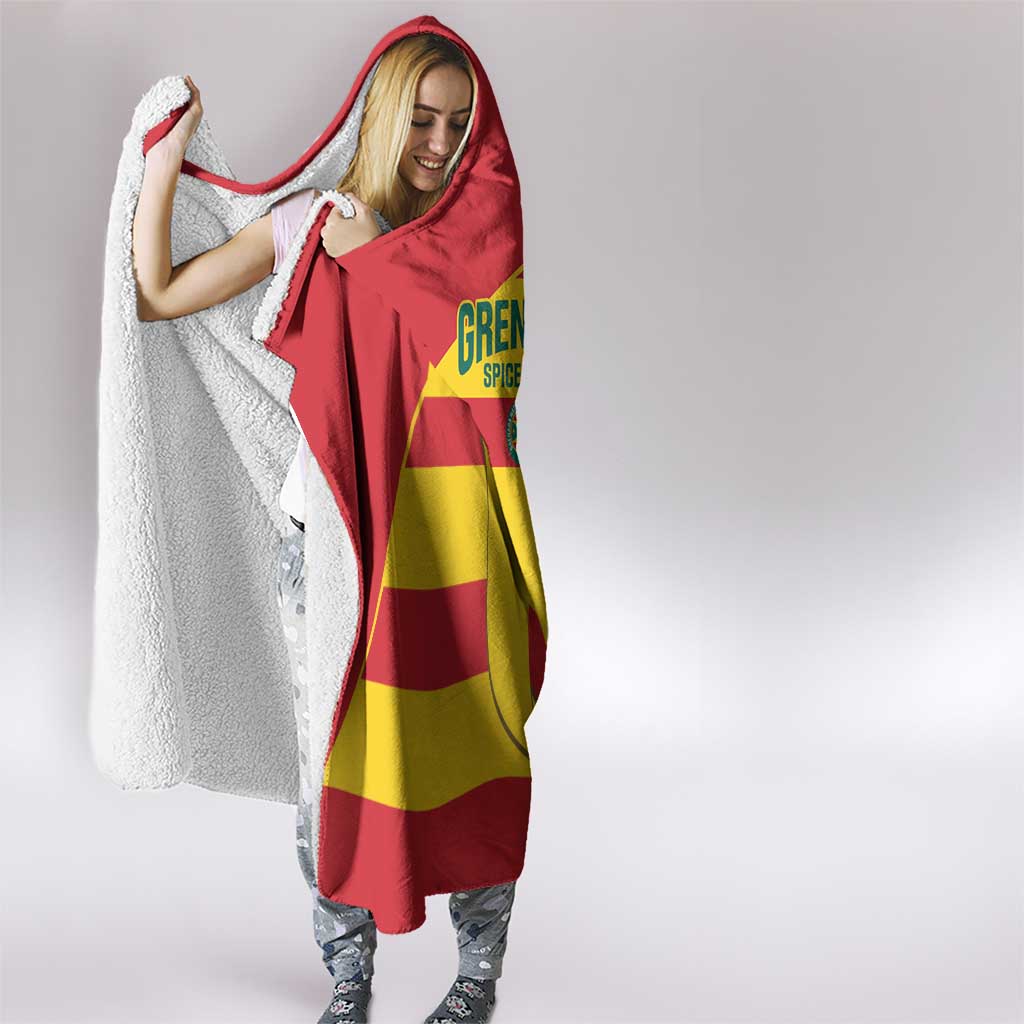 Custom Grenada Football Hooded Blanket Go Spice Boys