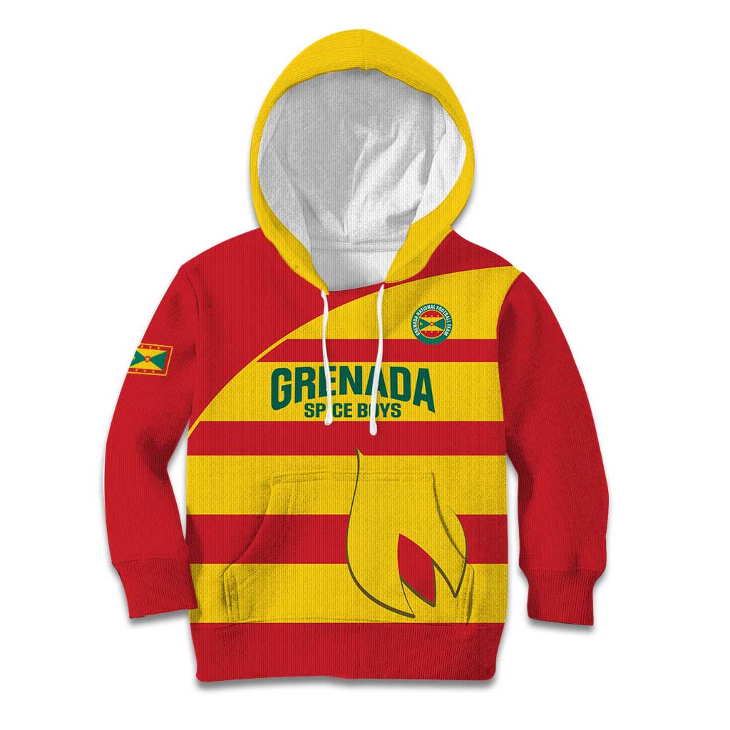 Custom Grenada Football Kid Hoodie Go Spice Boys - Wonder Print Shop