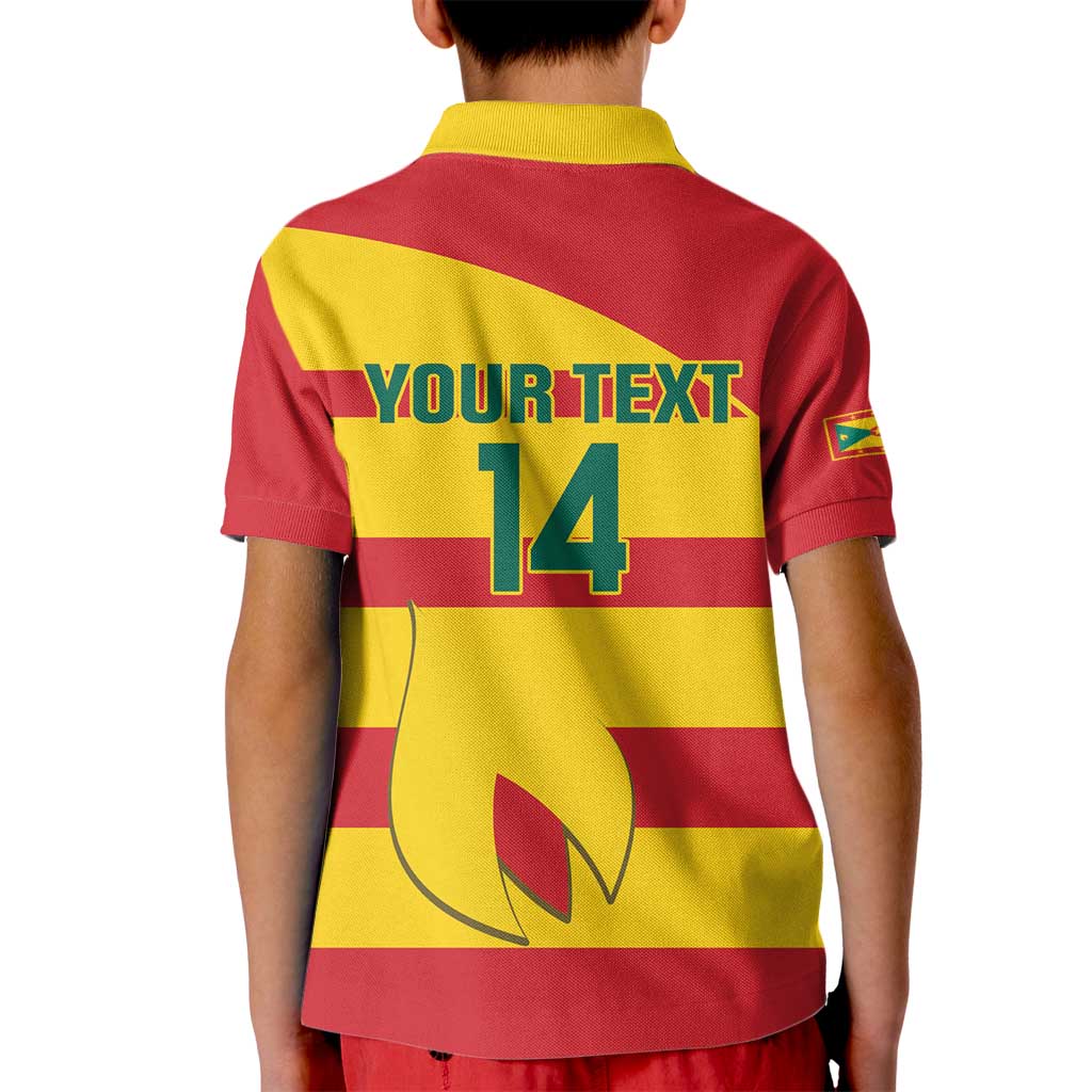 Custom Grenada Football Kid Polo Shirt Go Spice Boys - Wonder Print Shop