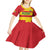 Custom Grenada Football Kid Short Sleeve Dress Go Spice Boys - Wonder Print Shop