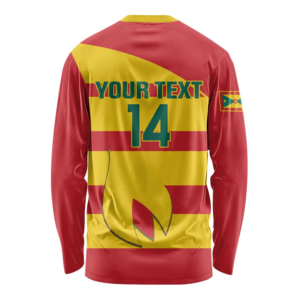 Custom Grenada Football Long Sleeve Shirt Go Spice Boys - Wonder Print Shop