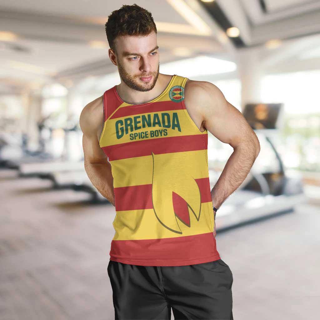 Custom Grenada Football Men Tank Top Go Spice Boys - Wonder Print Shop