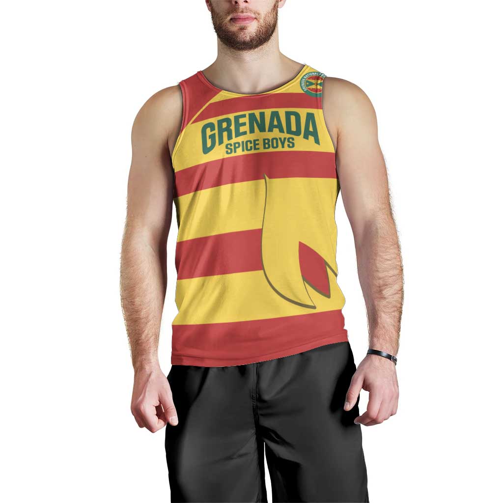 Custom Grenada Football Men Tank Top Go Spice Boys - Wonder Print Shop
