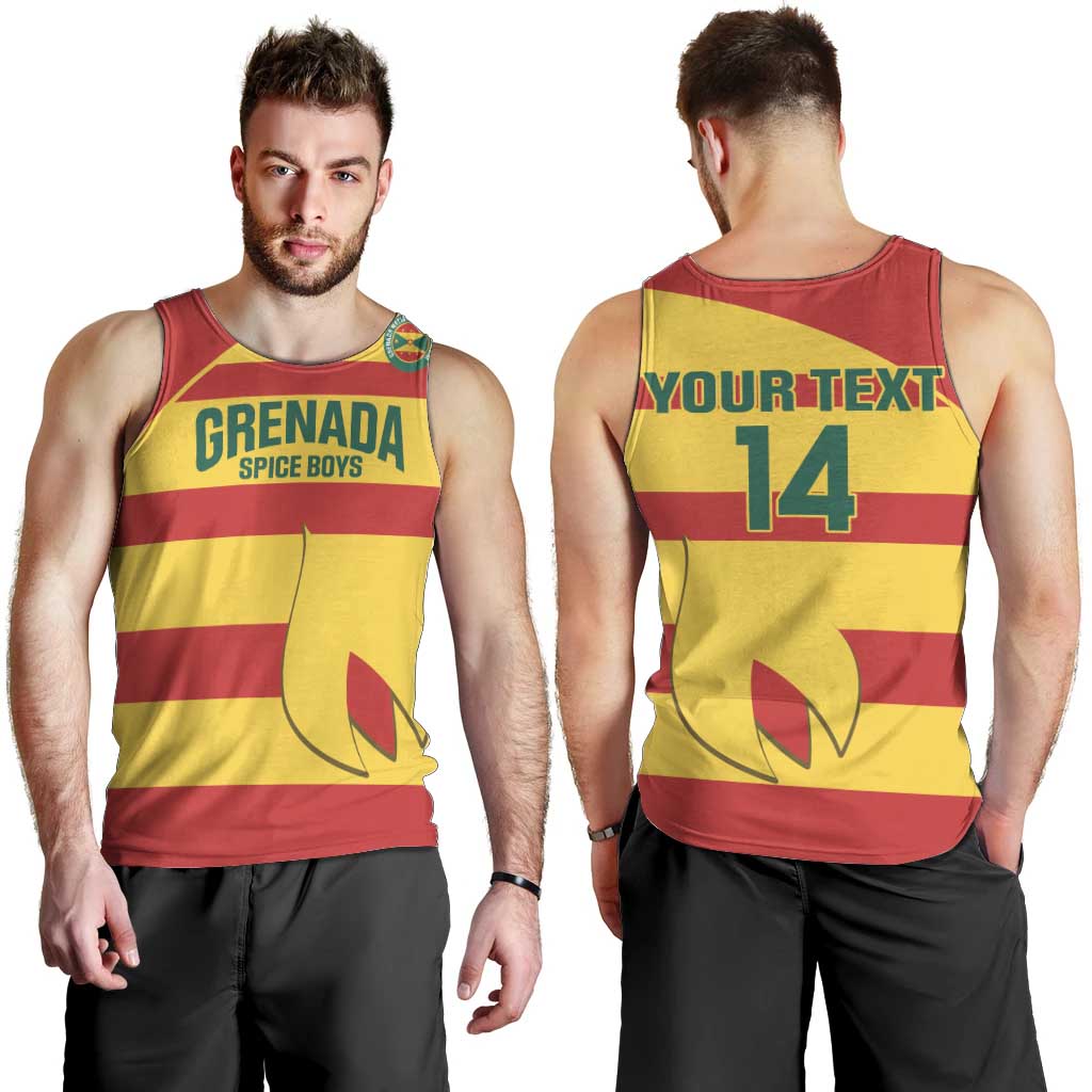 Custom Grenada Football Men Tank Top Go Spice Boys - Wonder Print Shop