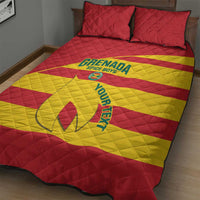 Custom Grenada Football Quilt Bed Set Go Spice Boys - Wonder Print Shop