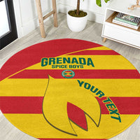 Custom Grenada Football Round Carpet Go Spice Boys